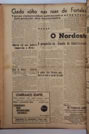 Página do jornal O Nordeste de junho de 1957