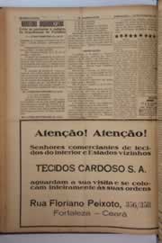 Página do jornal O Nordeste de junho de 1957