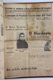 Página do jornal O Nordeste de junho de 1957