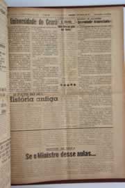 Página do jornal O Nordeste de junho de 1957