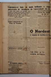 Página do jornal O Nordeste de junho de 1957