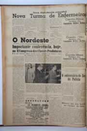 Página do jornal O Nordeste de julho de 1957