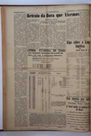 Página do jornal O Nordeste de julho de 1957