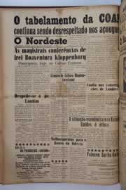 Página do jornal O Nordeste de julho de 1957