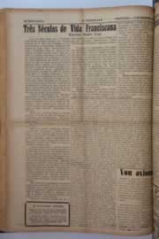 Página do jornal O Nordeste de setembro de 1957