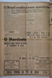 Página do jornal O Nordeste de setembro de 1957