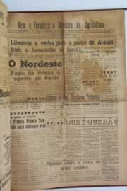 Página do jornal O Nordeste de setembro de 1957