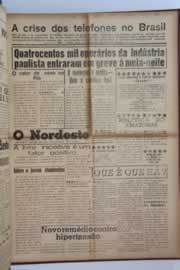 Página do jornal O Nordeste de outubro de 1957