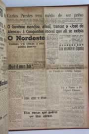 Página do jornal O Nordeste de outubro de 1957