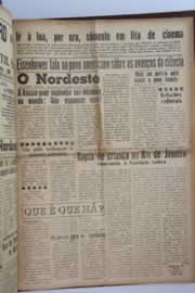 Página do jornal O Nordeste de novembro de 1957