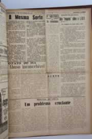 Página do jornal O Nordeste de novembro de 1957