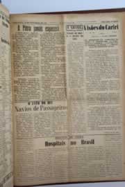 Página do jornal O Nordeste de novembro de 1957