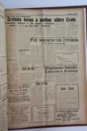 Página do jornal O Nordeste de dezembro de 1957