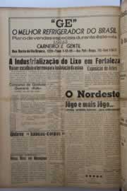 Página do jornal O Nordeste de dezembro de 1957