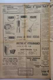 Página do jornal O Nordeste de dezembro de 1957
