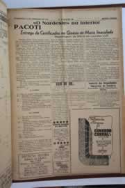 Página do jornal O Nordeste de dezembro de 1957