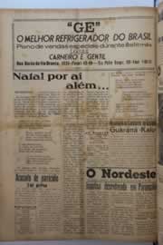 Página do jornal O Nordeste de dezembro de 1957
