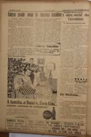 Página do jornal O Nordeste de janeiro de 1958