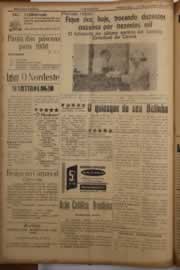 Página do jornal O Nordeste de janeiro de 1958
