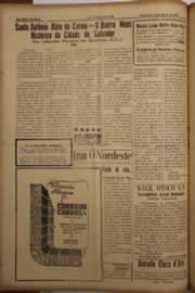 Página do jornal O Nordeste de março de 1958