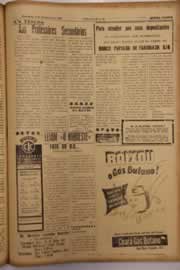 Página do jornal O Nordeste de março de 1958