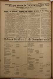 Página do jornal O Nordeste de março de 1958
