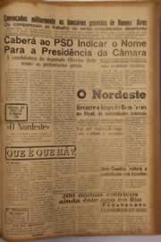 Página do jornal O Nordeste de março de 1958