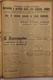 Página do jornal O Nordeste de março de 1958