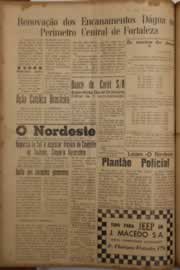 Página do jornal O Nordeste de março de 1958
