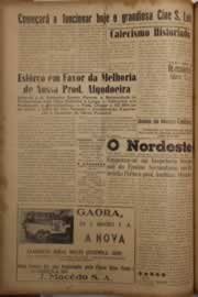 Página do jornal O Nordeste de março de 1958