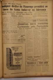 Página do jornal O Nordeste de março de 1958