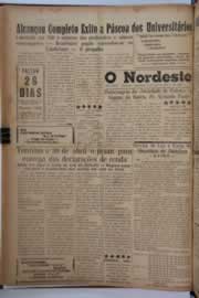 Página do jornal O Nordeste de abril de 1958