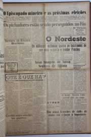 Página do jornal O Nordeste de abril de 1958