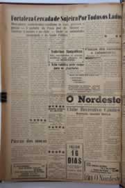 Página do jornal O Nordeste de abril de 1958