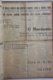 Página do jornal O Nordeste de abril de 1958