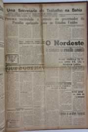 Página do jornal O Nordeste de maio de 1958