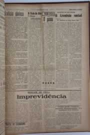 Página do jornal O Nordeste de maio de 1958