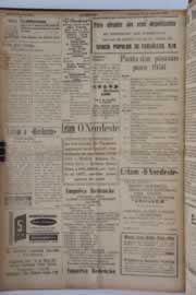 Página do jornal O Nordeste de maio de 1958