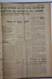 Página do jornal O Nordeste de maio de 1958