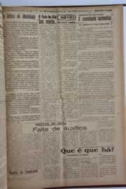 Página do jornal O Nordeste de maio de 1958
