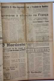 Página do jornal O Nordeste de maio de 1958