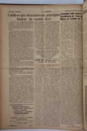 Página do jornal O Nordeste de maio de 1958
