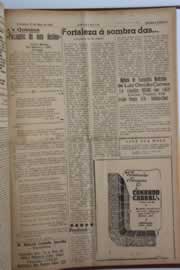 Página do jornal O Nordeste de maio de 1958