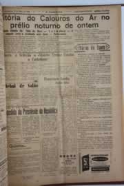 Página do jornal O Nordeste de maio de 1958