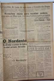 Página do jornal O Nordeste de maio de 1958