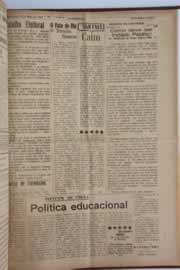 Página do jornal O Nordeste de maio de 1958