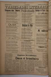 Página do jornal O Nordeste de maio de 1958