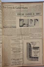 Página do jornal O Nordeste de maio de 1958