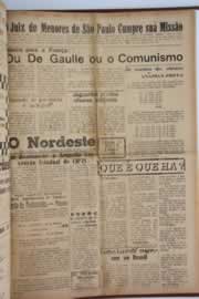 Página do jornal O Nordeste de maio de 1958