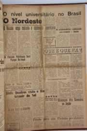 Página do jornal O Nordeste de maio de 1958
